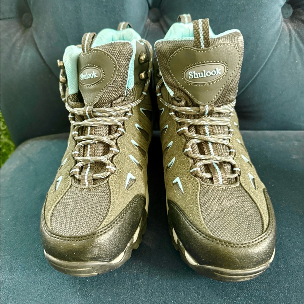 Women's Hiking Boots - Grey and Blue